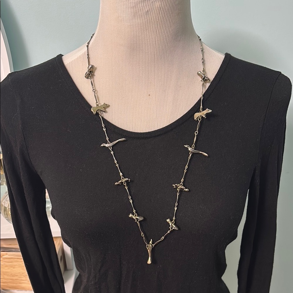Modcloth Vintage Animal Charm Necklace
